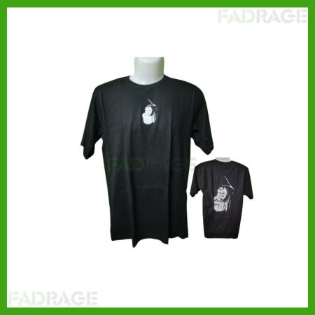 classic men's circular neck blue t-shirt.