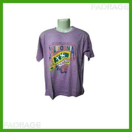 Printed Women Round Neck Multicolor T-Shirt