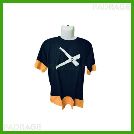 Printed, Color Block Men Cotton Blend T shirt