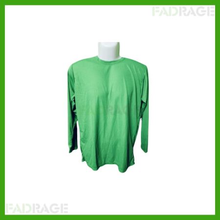 Arowana Solid Men Round Neck Green t shirt
