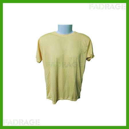 Lynx Solid Men Round Neck Yellow T-Shirt