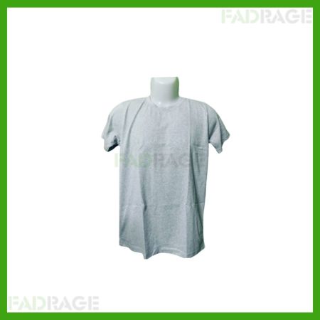 Stylish Round Neck Plain Grey T-Shirt