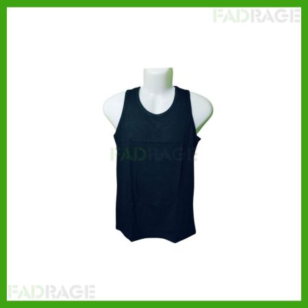 Sleeveless Tshirt for Men Sando/Baniyan/Ganji Tank Top Gym Vest for Boys | Round Neck Dryfit T-Shirt | Perfect for Sports Workout, Vacations & Beaches