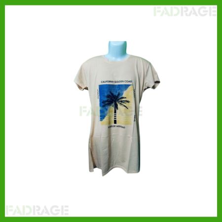 women's Printed Cotton Free size night wear T shirts