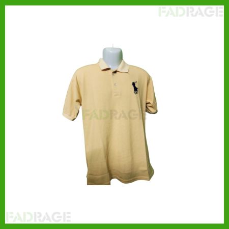 write a 300 words descriptioN FOR  Men Solid Polo Neck Poly Cotton T SHIRT
