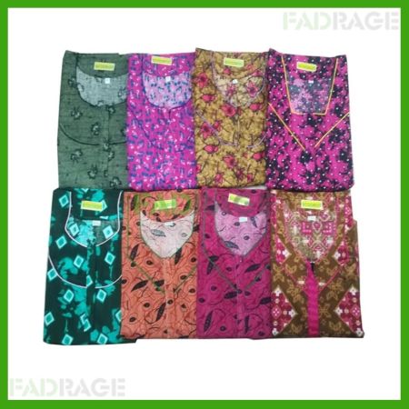 Women 100% Cotton XXL Nighty with Pack of Any 5 Designs Multi Colour